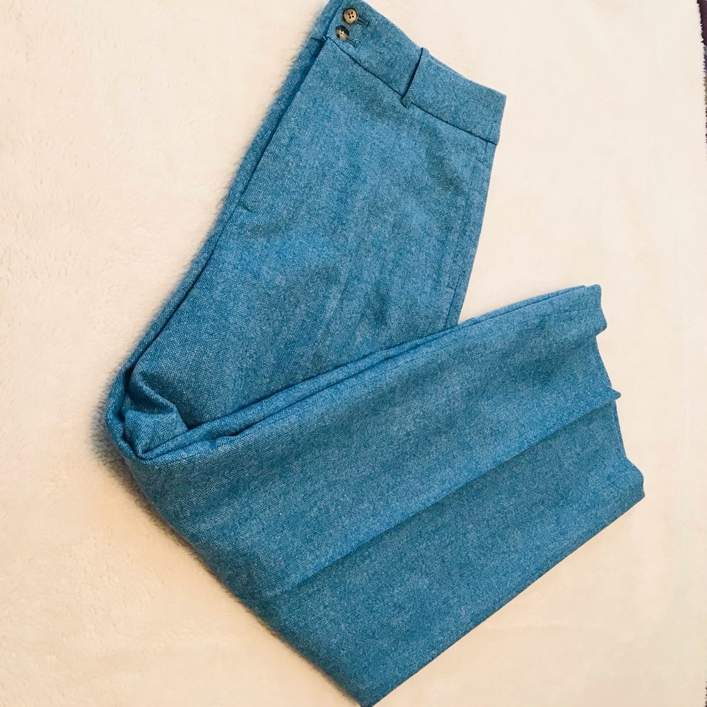 J. Crew Collection Thick 100% Wool Wide Leg Pants Size 16